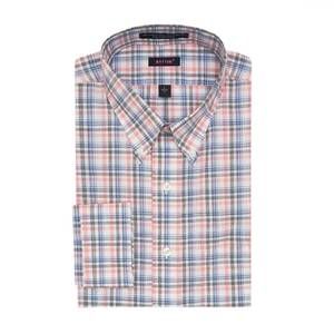 NEW BROOKWOOD men's tailored fit shirt in pink/blue/grey